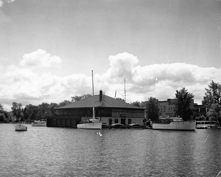 The historic 1931 Dow's Lake boathouse that once stood where Lago is today