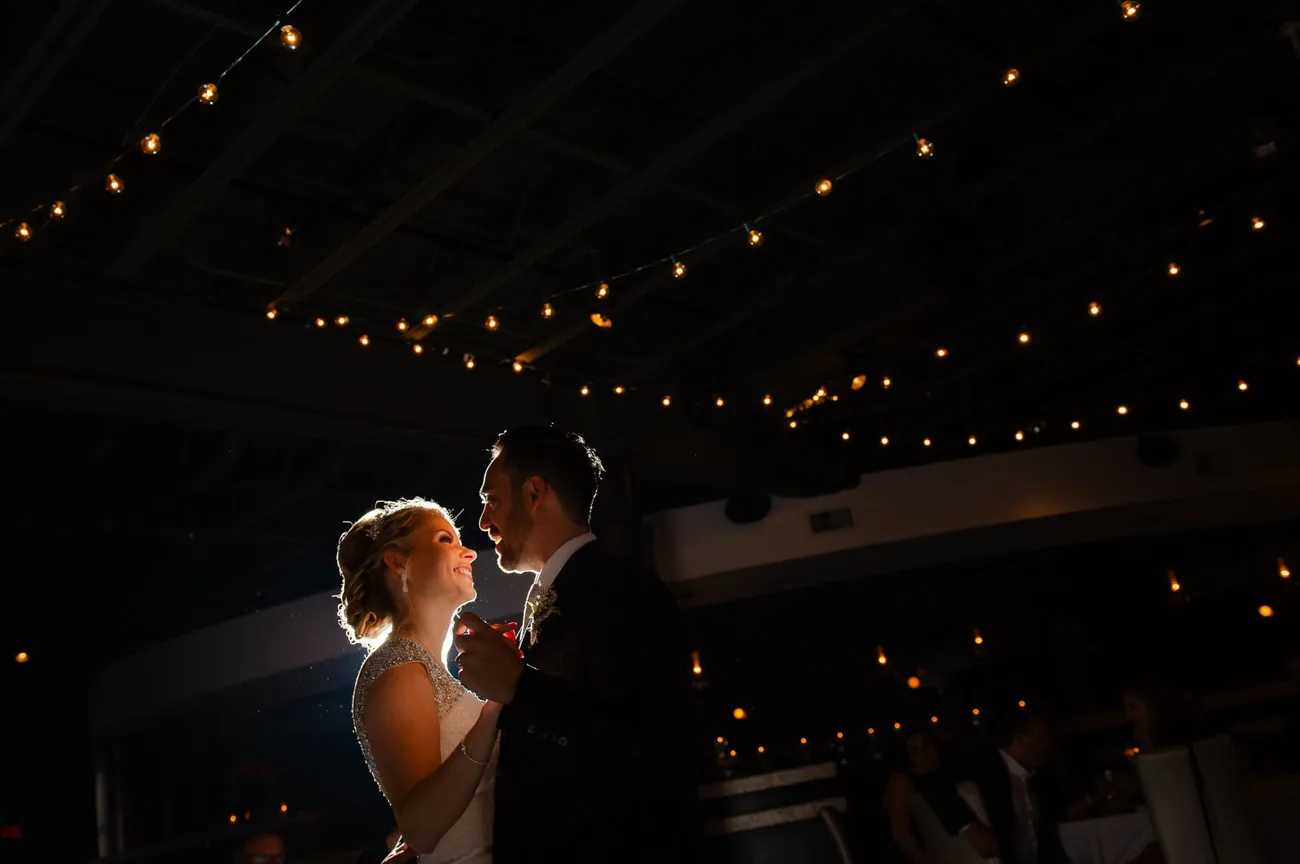 First dance at a Lago wedding